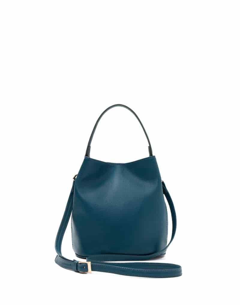 Bolso manos libres con tejido en cuero para dama REF P2923 - miniatura 3