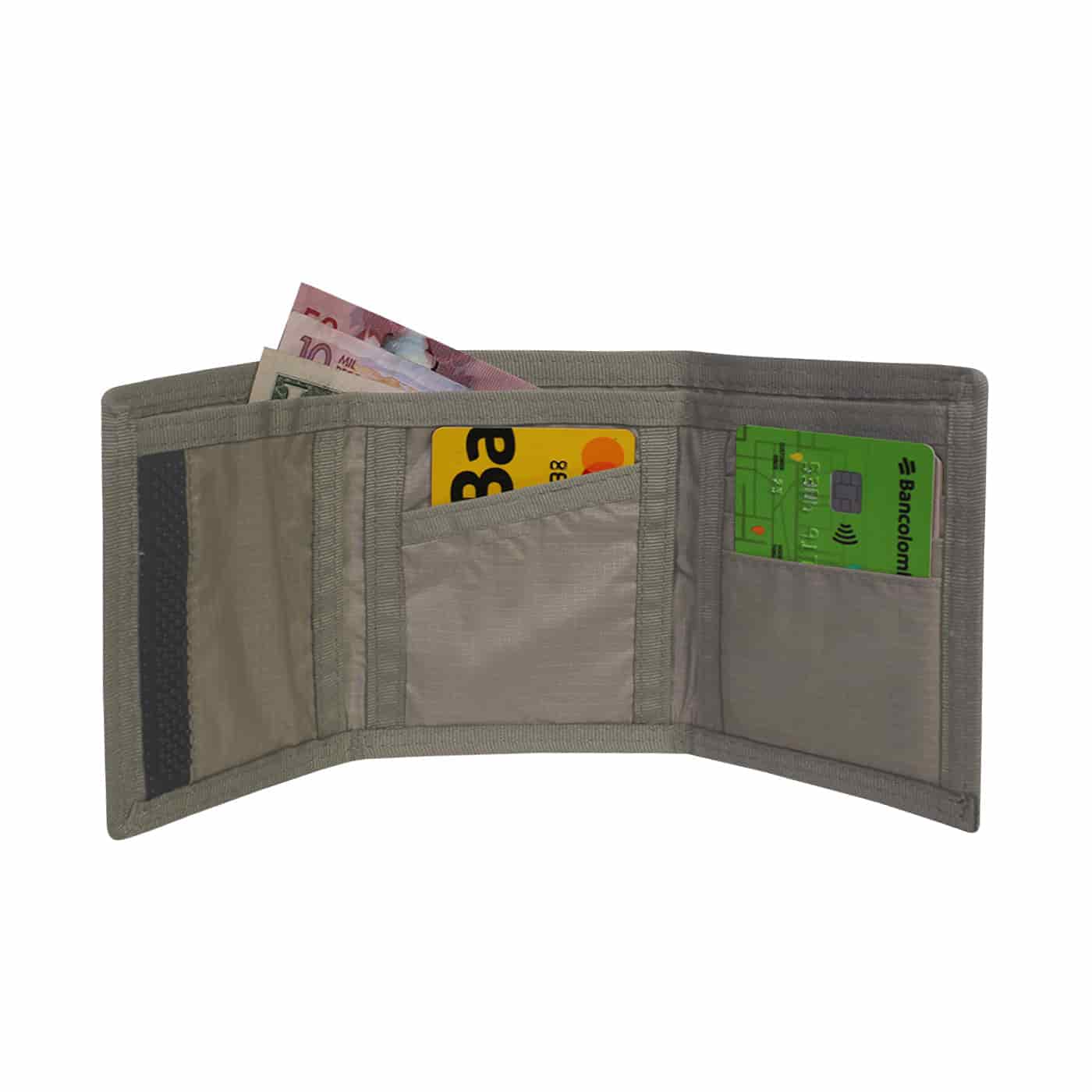 Billetera Clásica Beige Velcro - miniatura 2