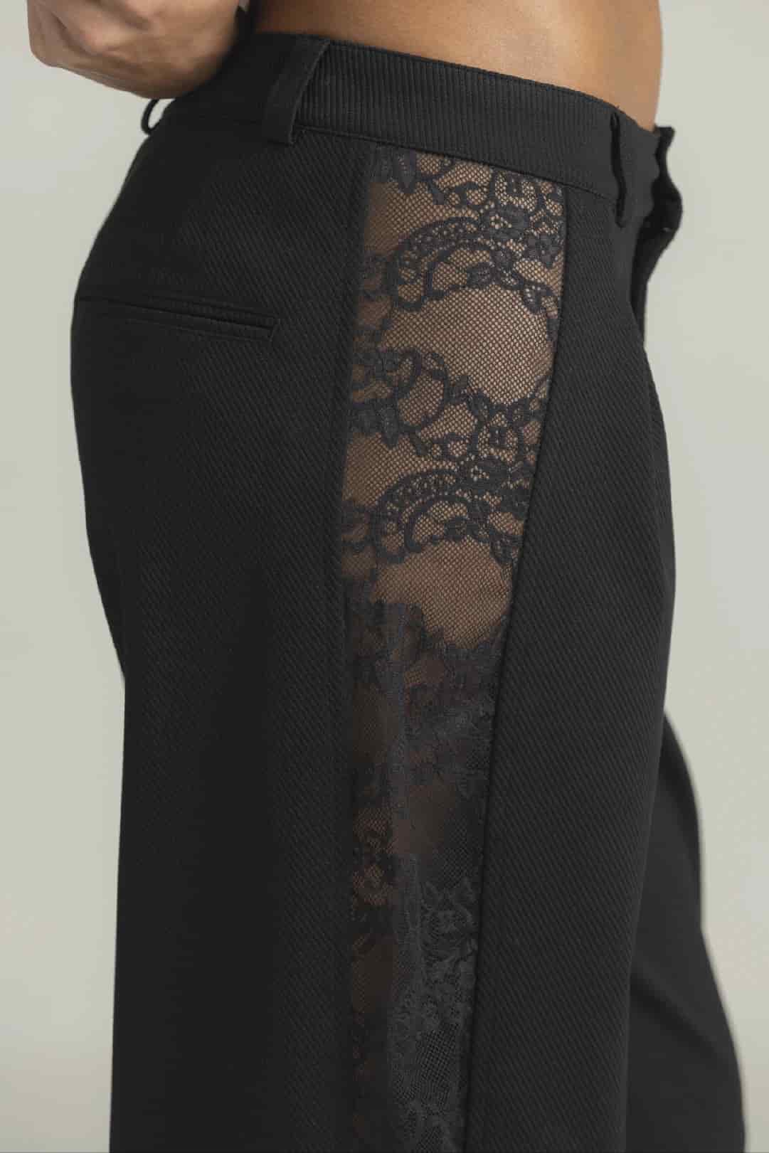 SET CORSET & PANTALON INDIRA NEGRO - miniatura 5