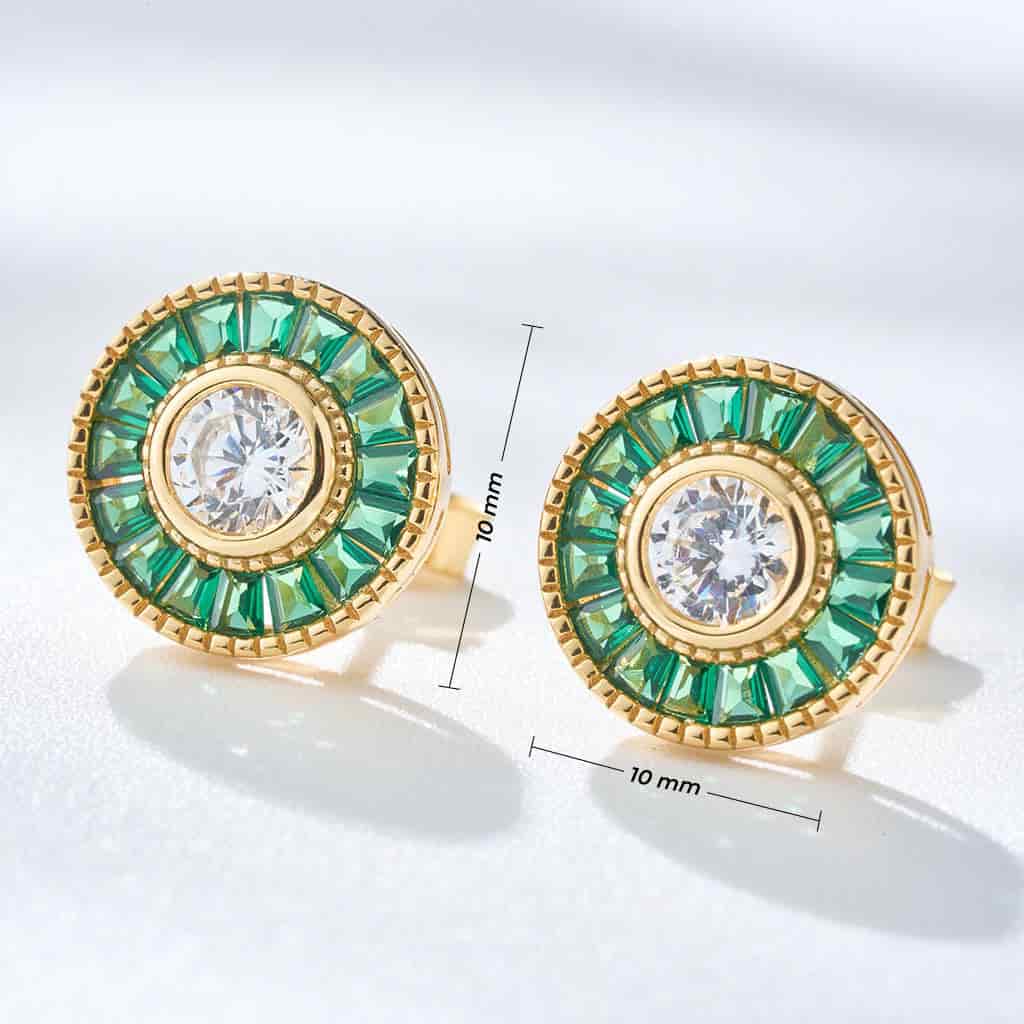 Aretes Clara Esmeralda - miniatura 5