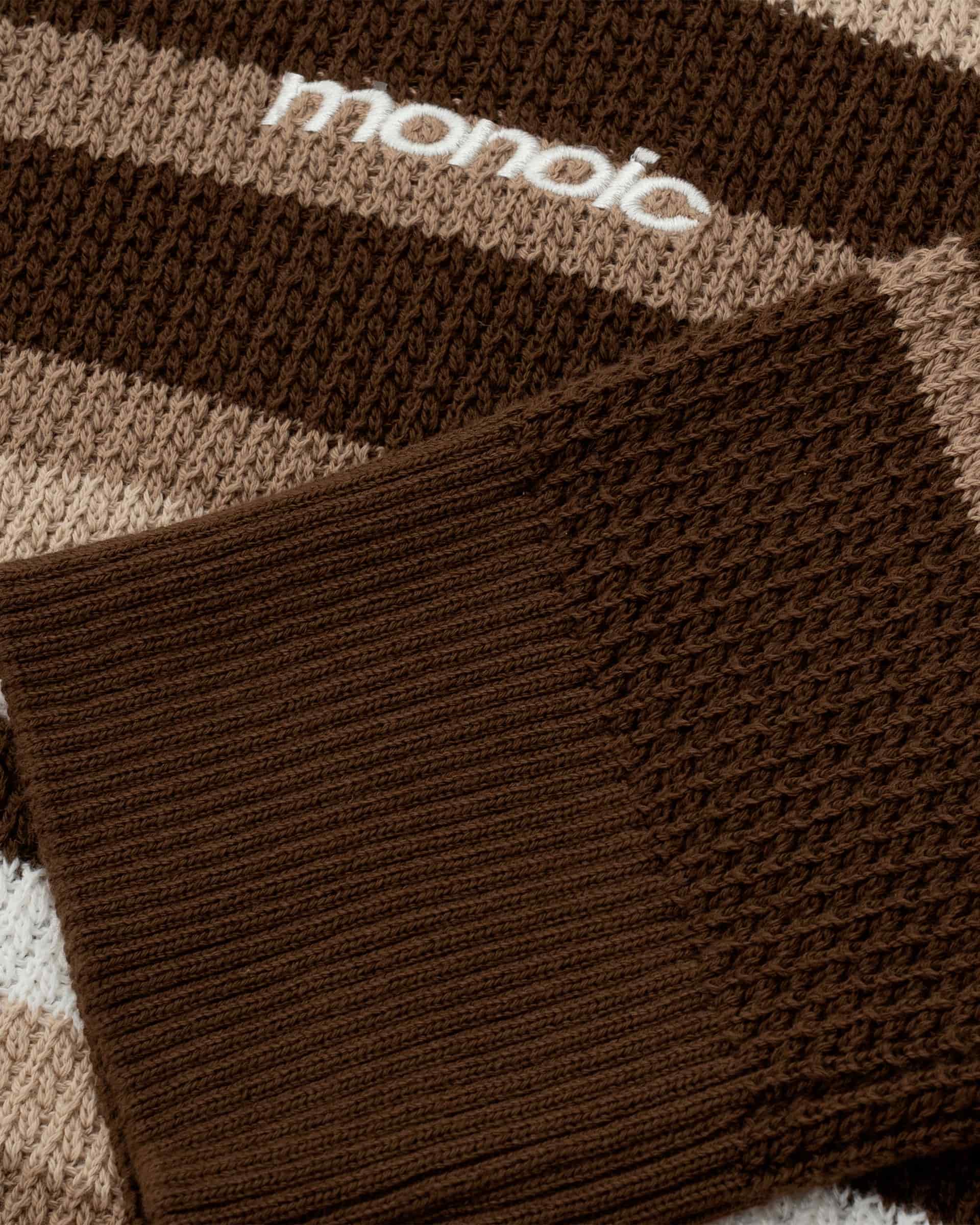 Striped Knitwear Sweater – Café, Crema y Beige - miniatura 4