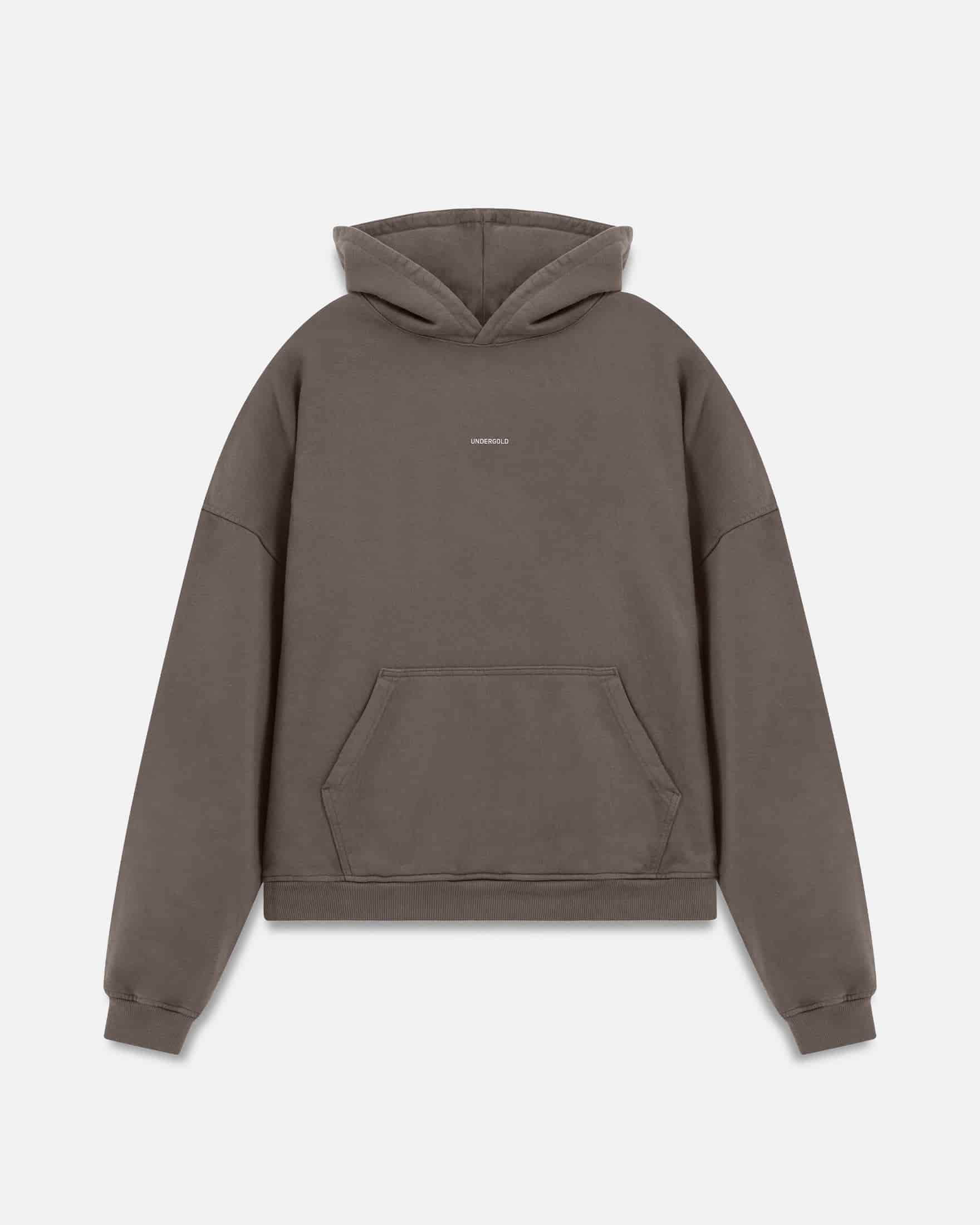 Line Basic Hoodie Brown - miniatura 3