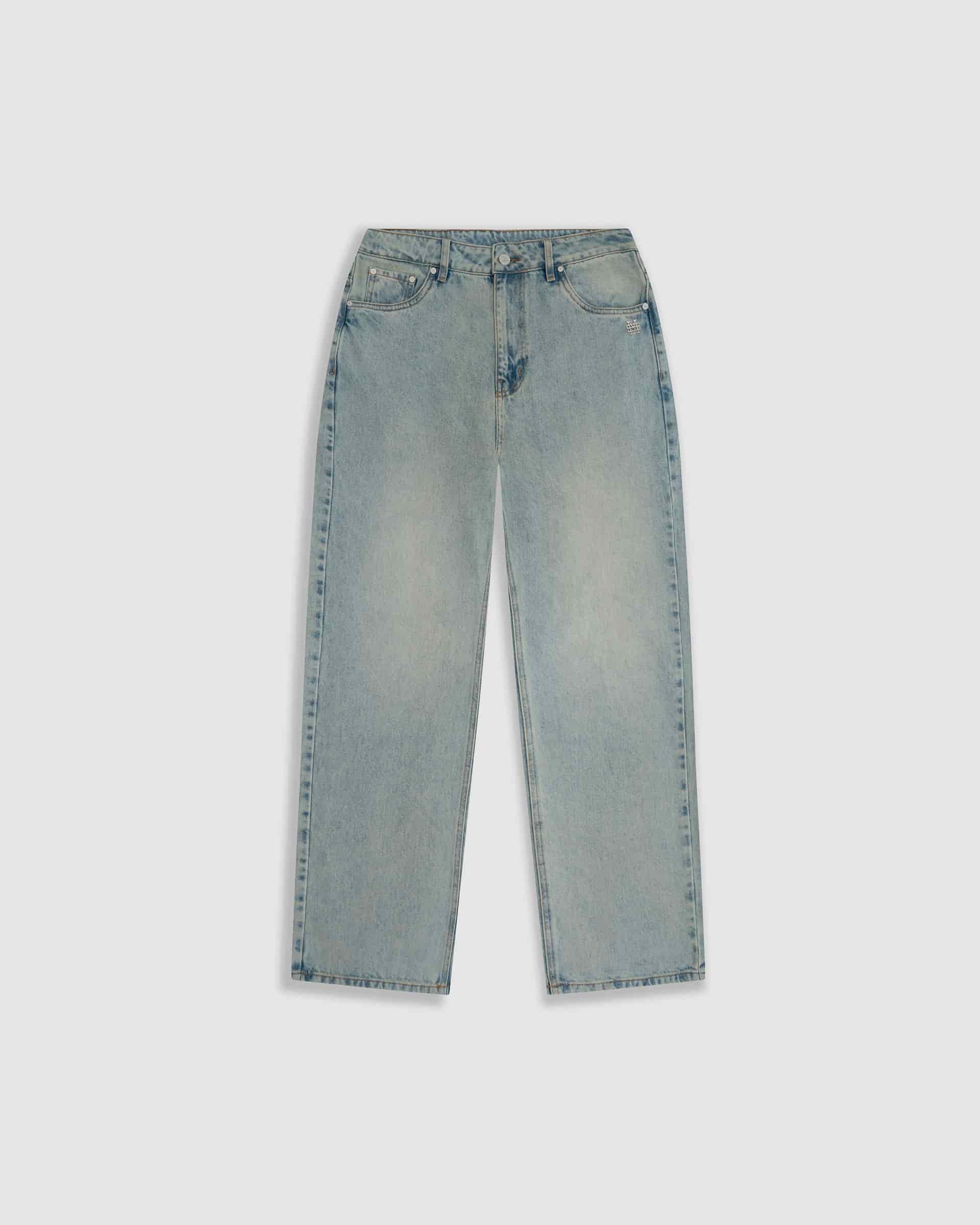 Straight Fit Rally Jeans - Dust Wash - miniatura 1