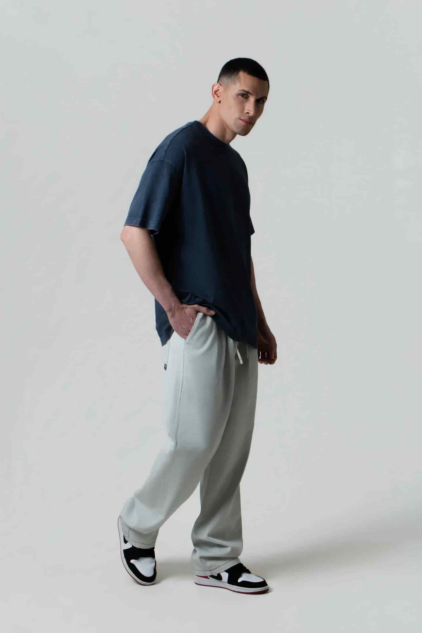 PANTALON JOGG COLOR AZUL CLARO - miniatura 1