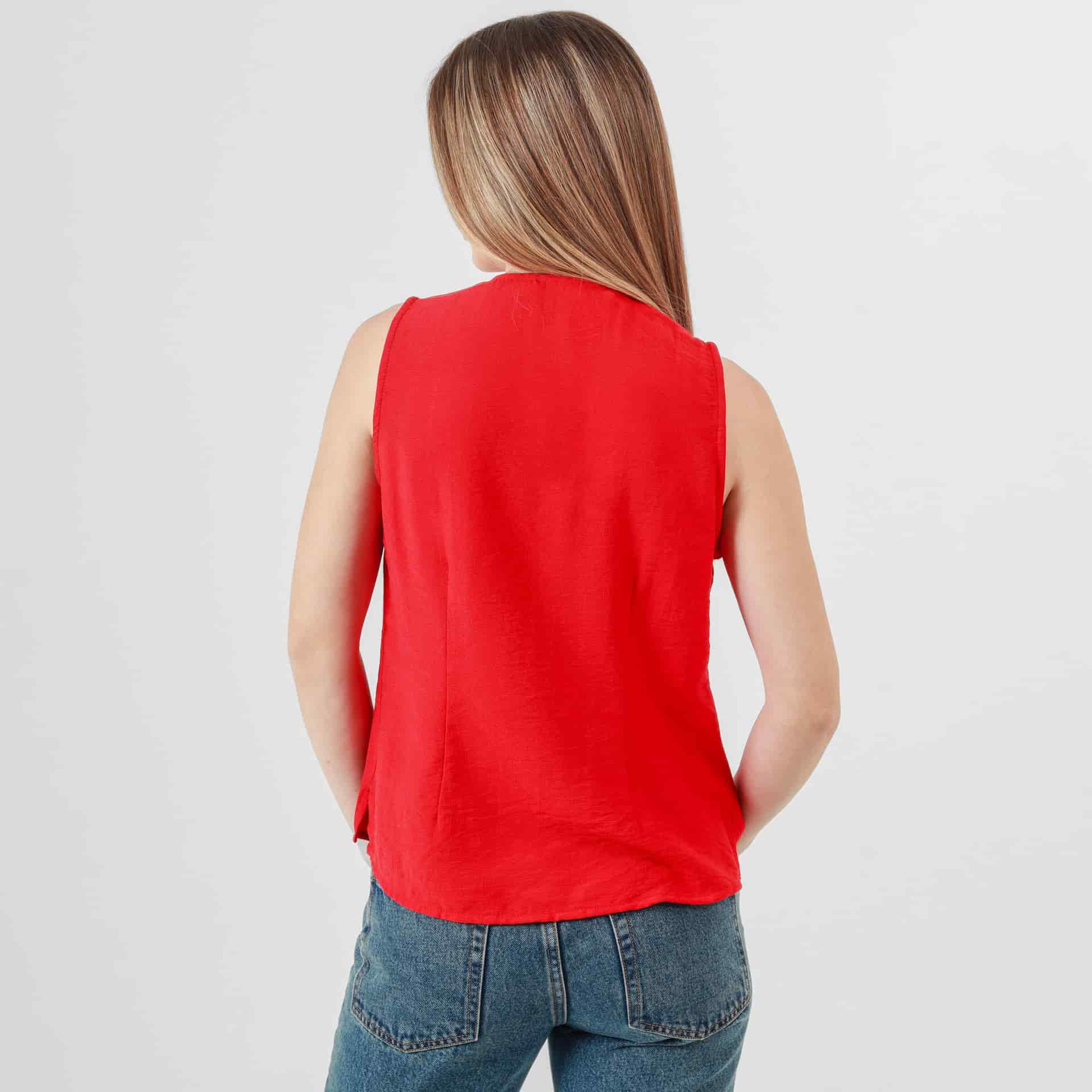Blusa Cuello V Manga Sisa - miniatura 5