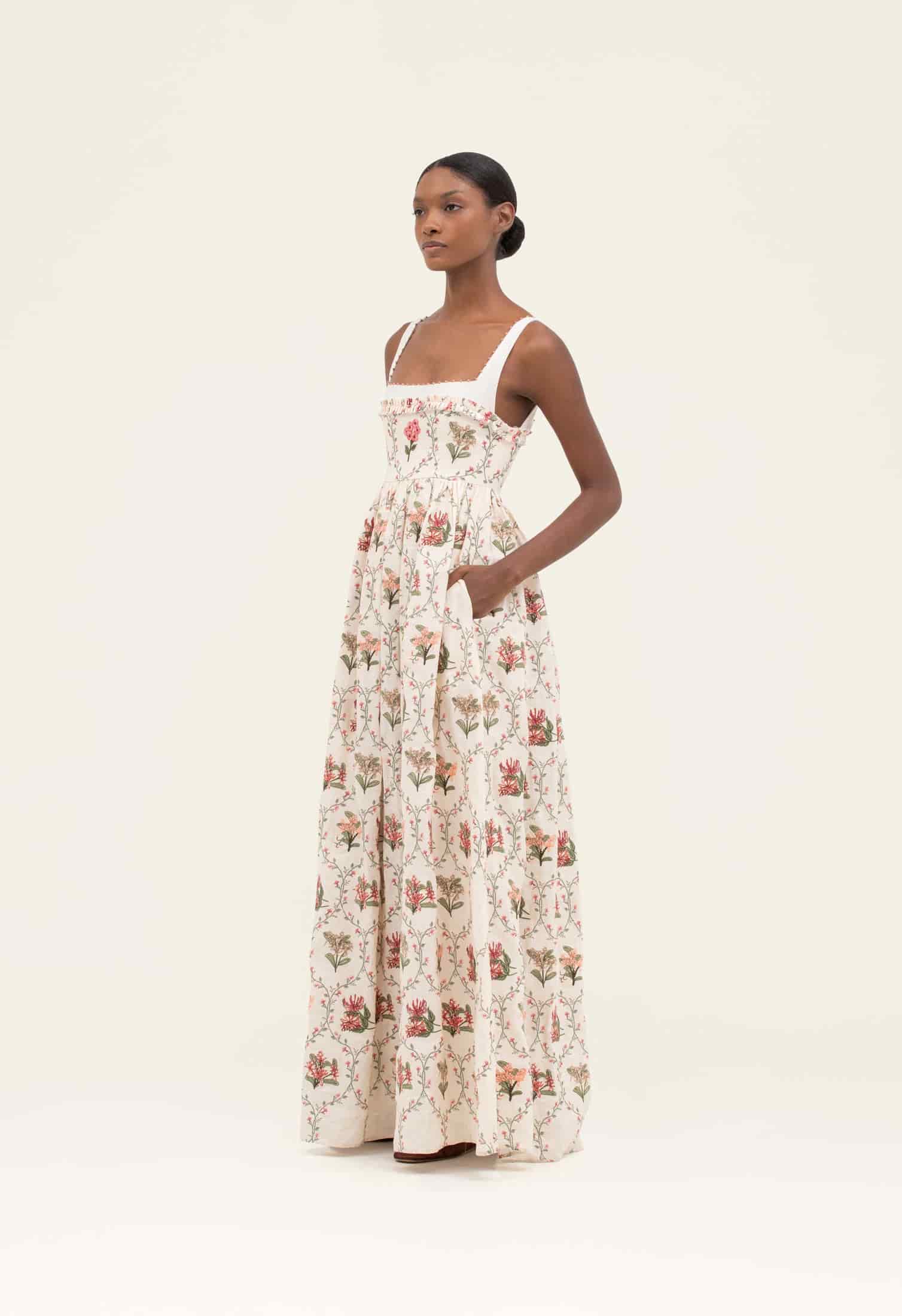 Barbara Orquidea Maxi Dress - miniatura 3