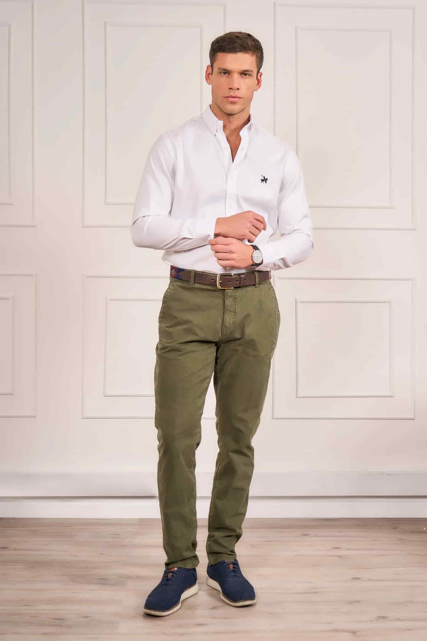 Camisa Oxford Hombre No Iron Blanca - miniatura 5