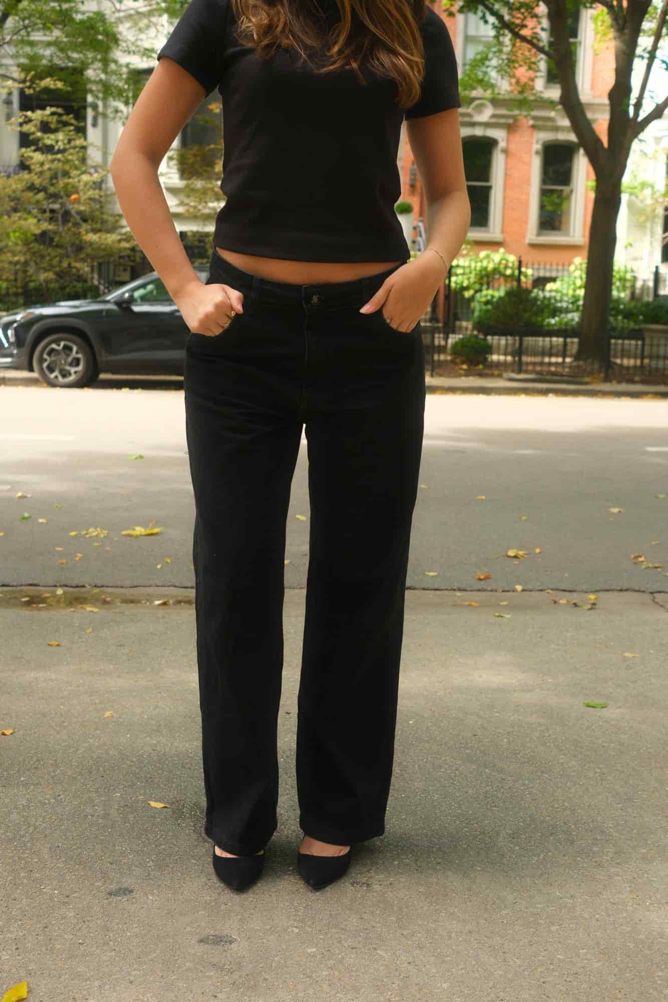 Black Vintage Chunky Jeans - miniatura 2