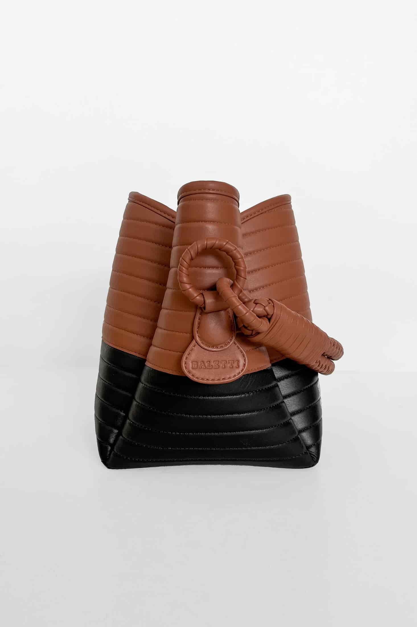 Tulip Oxford Bag, Black & Brandy - miniatura 3