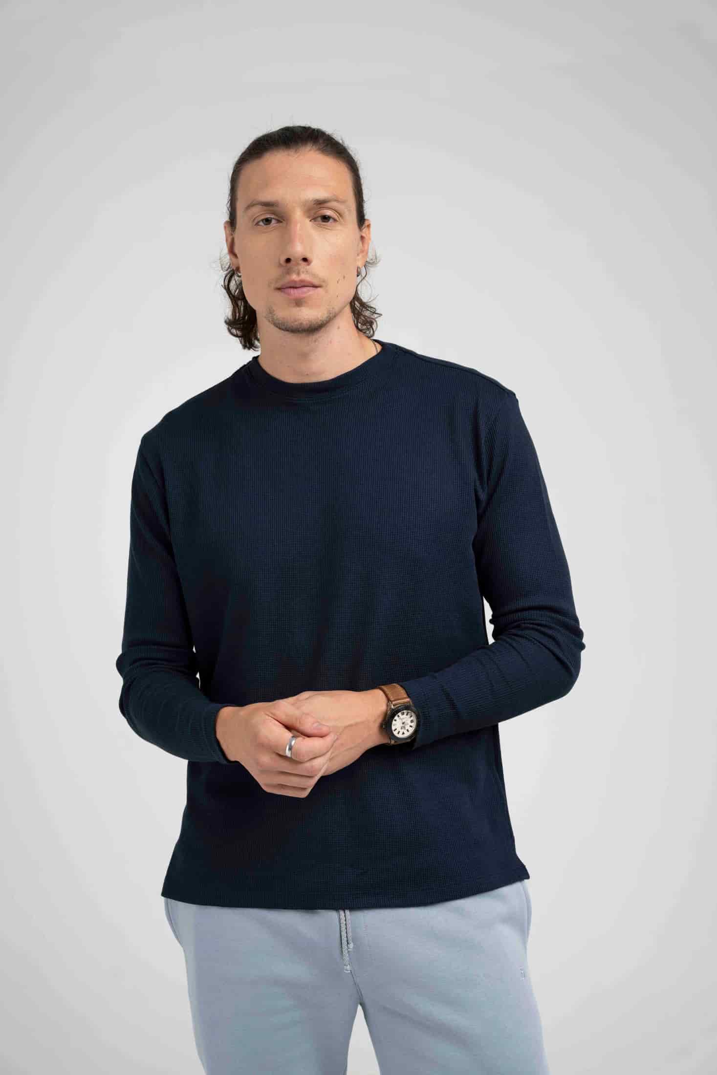 Organic Waffle Crewneck - miniatura 8