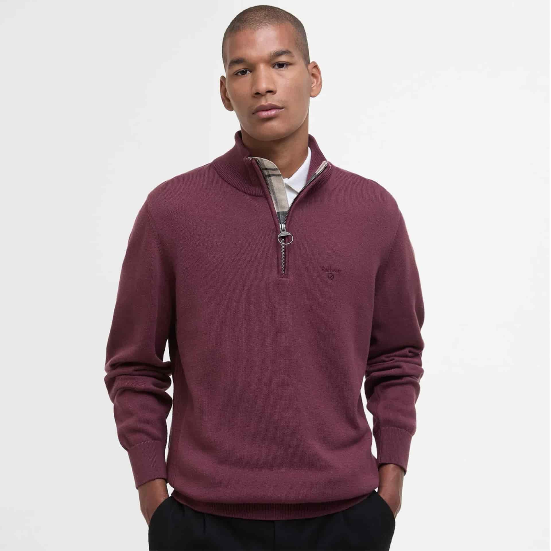 Cotton Half Zip Jumper - miniatura 3