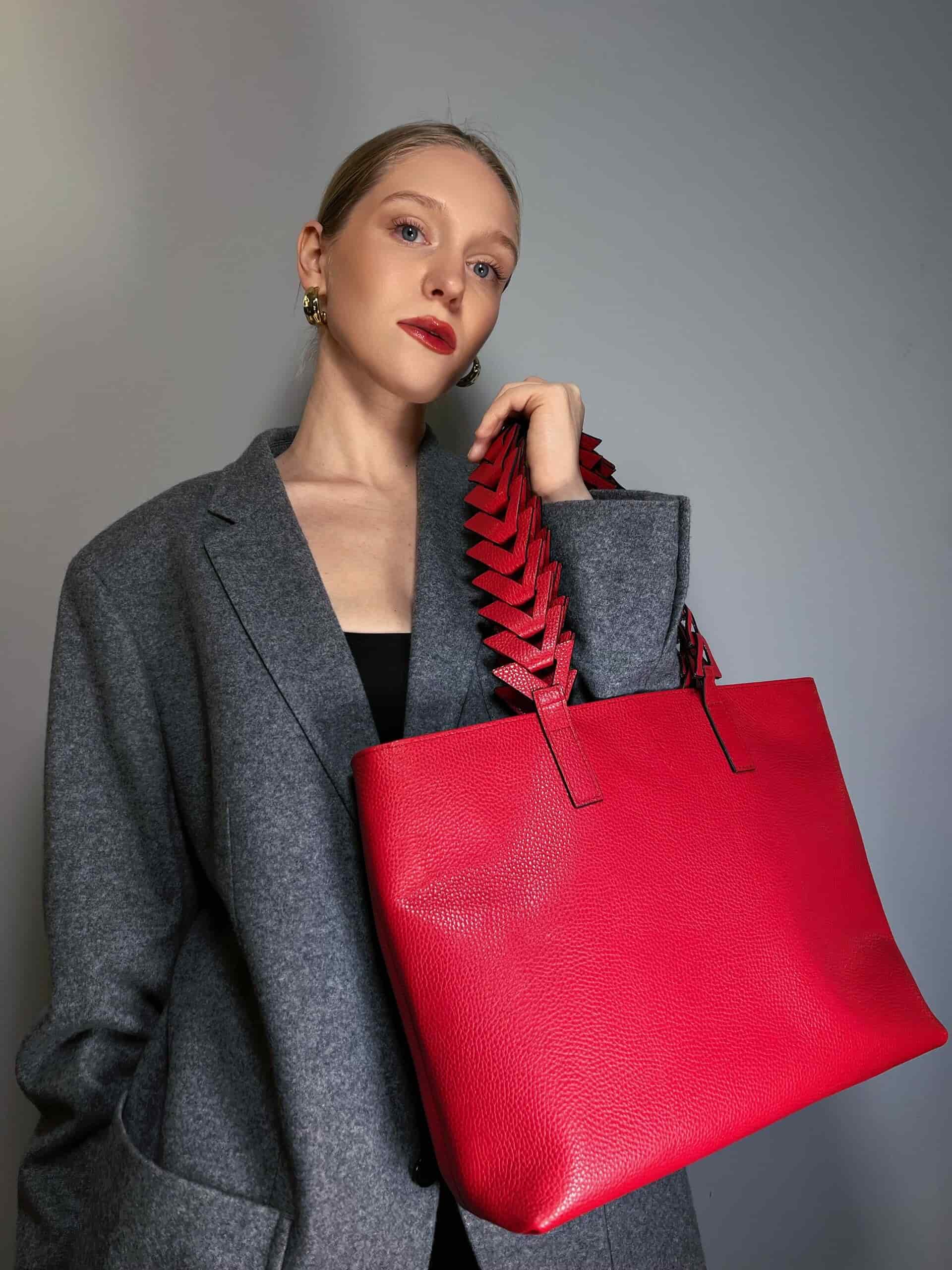 Caro Laptop Tote Red 14" - miniatura 1