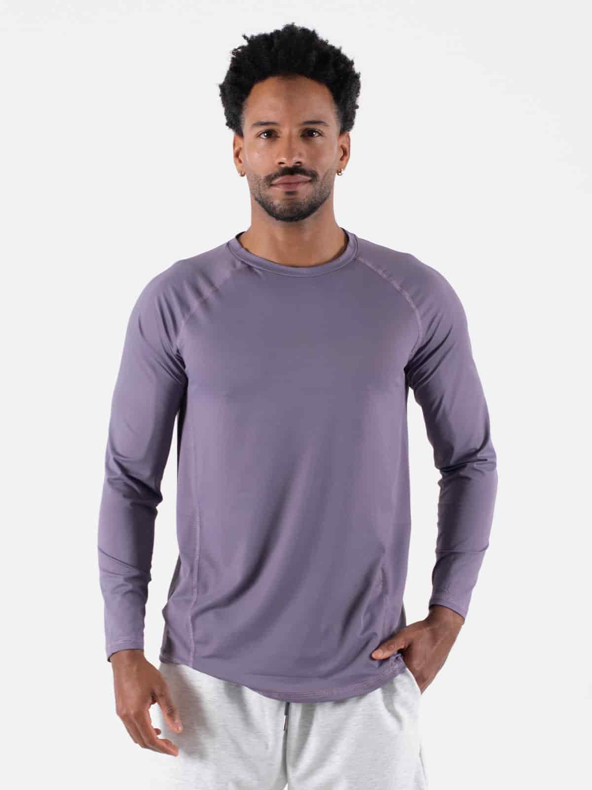 Camibuzo terry hombre morado - miniatura 1