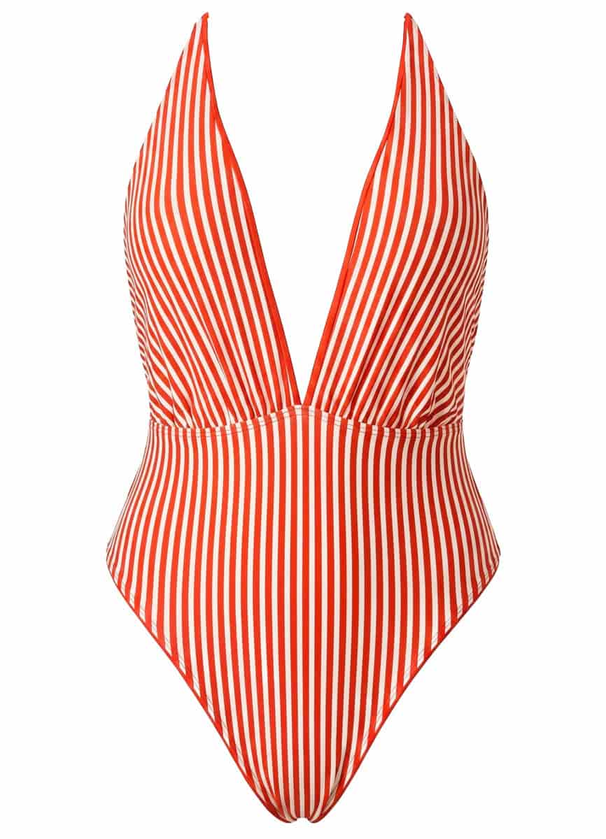 Maaji Red Camelia Safri Plunge One Piece - miniatura 7