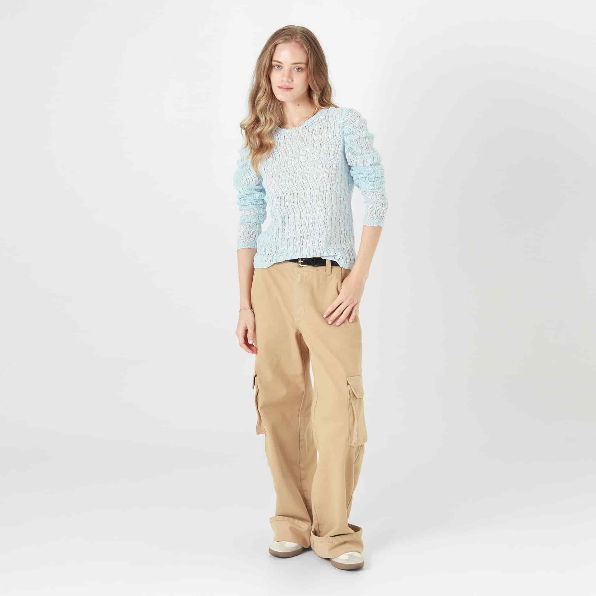 Pantalon Tiro Alto Bota Recta - miniatura 1