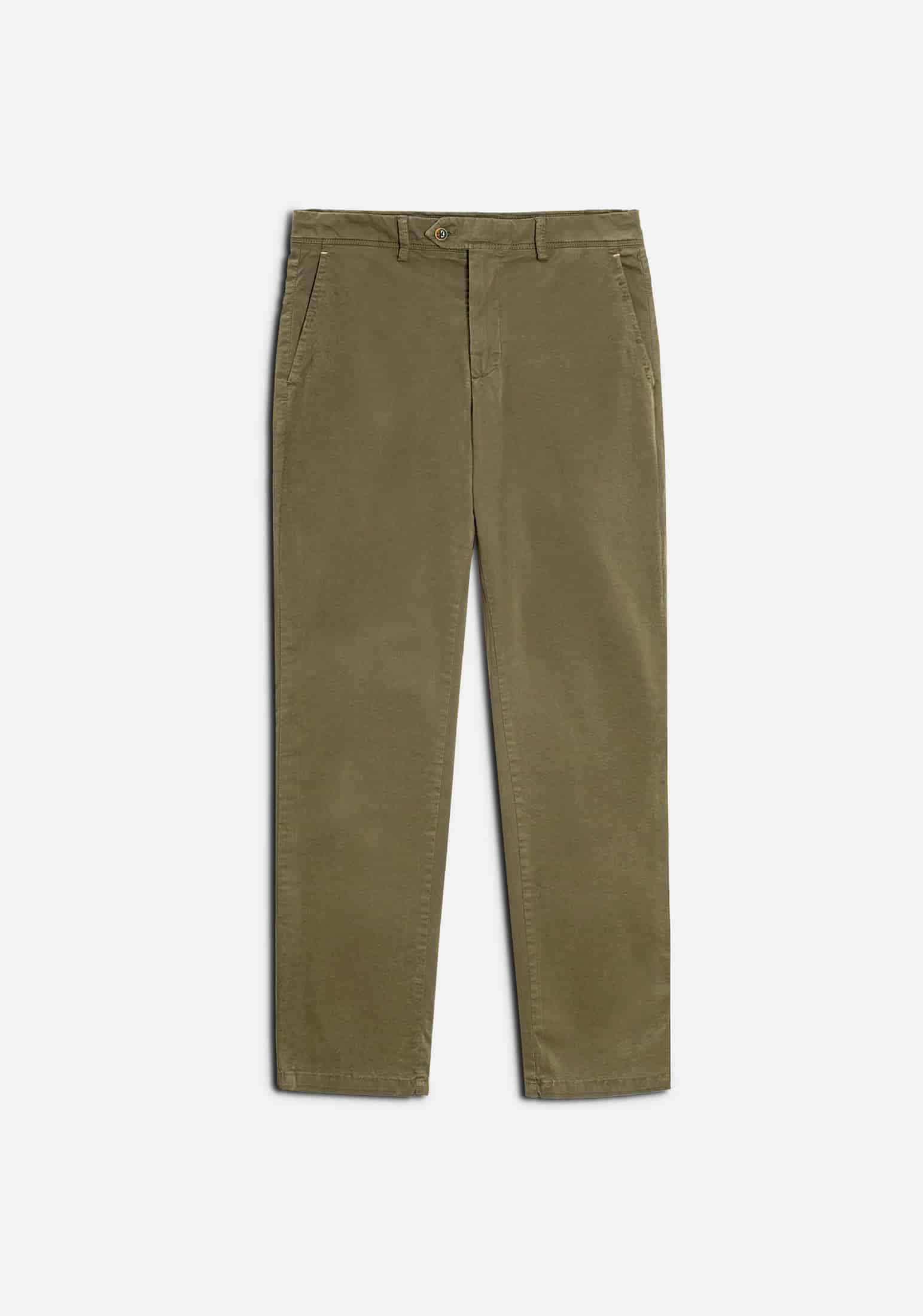 Pantalón H Chino Unicolor Verde Olive - miniatura 1