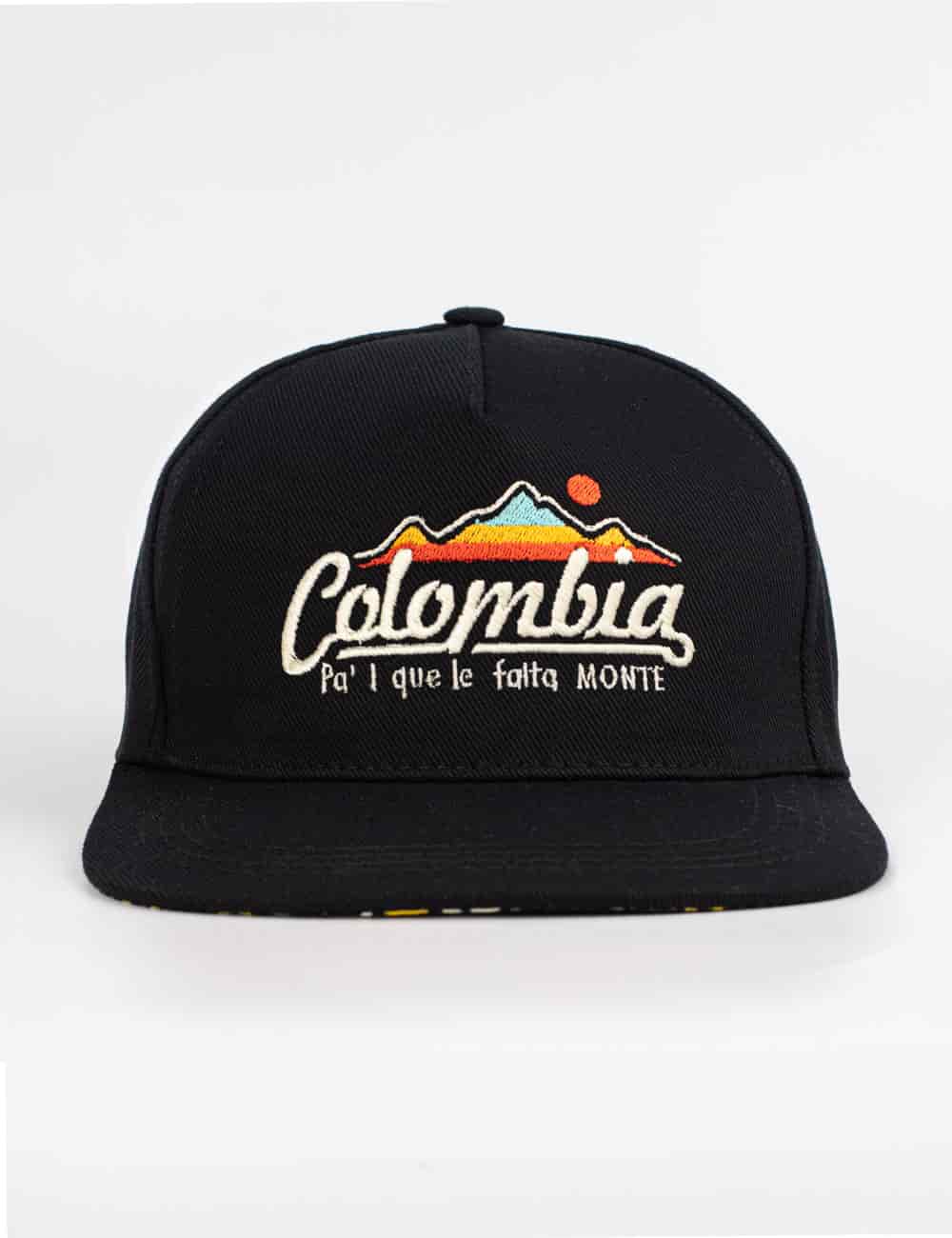 Gorra Desestructurada Drill negro Colombia Unisex - miniatura 5