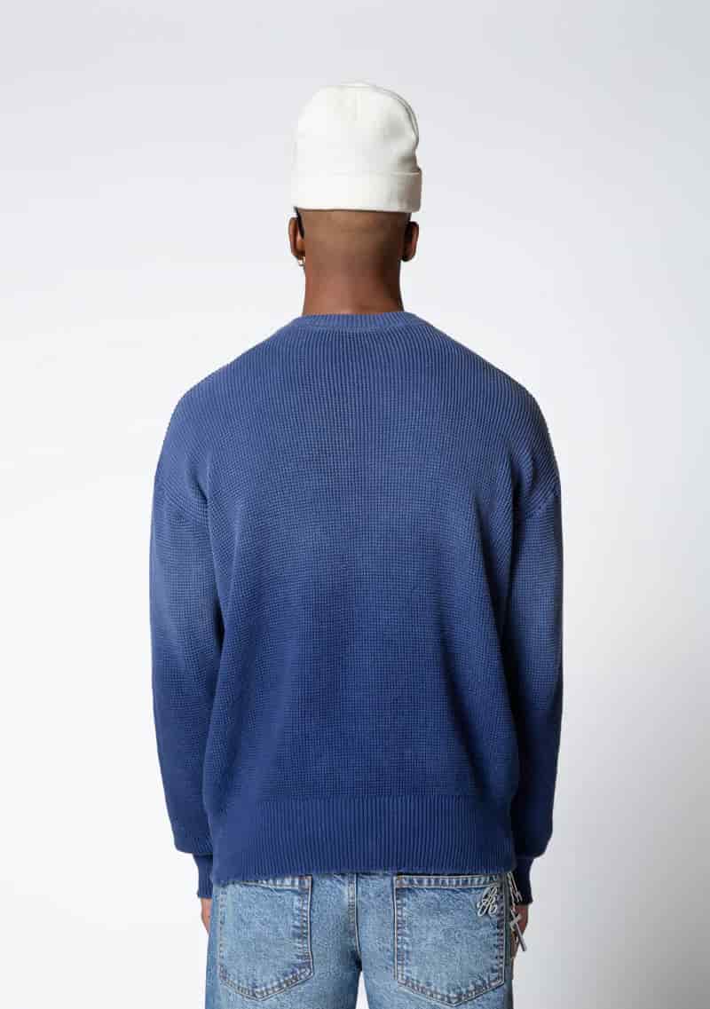 Dopamine blue knit crewneck - miniatura 9