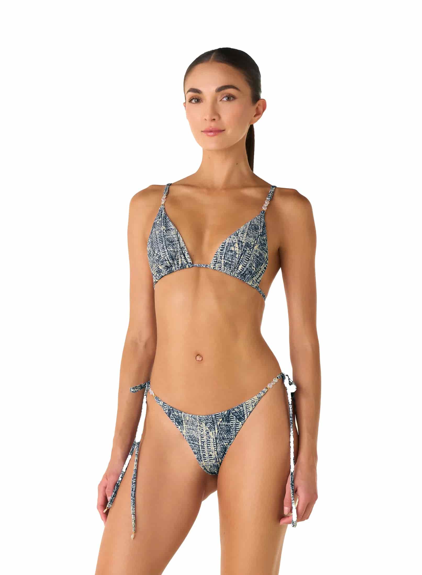 Top de Bikini Kade Denim - miniatura 2