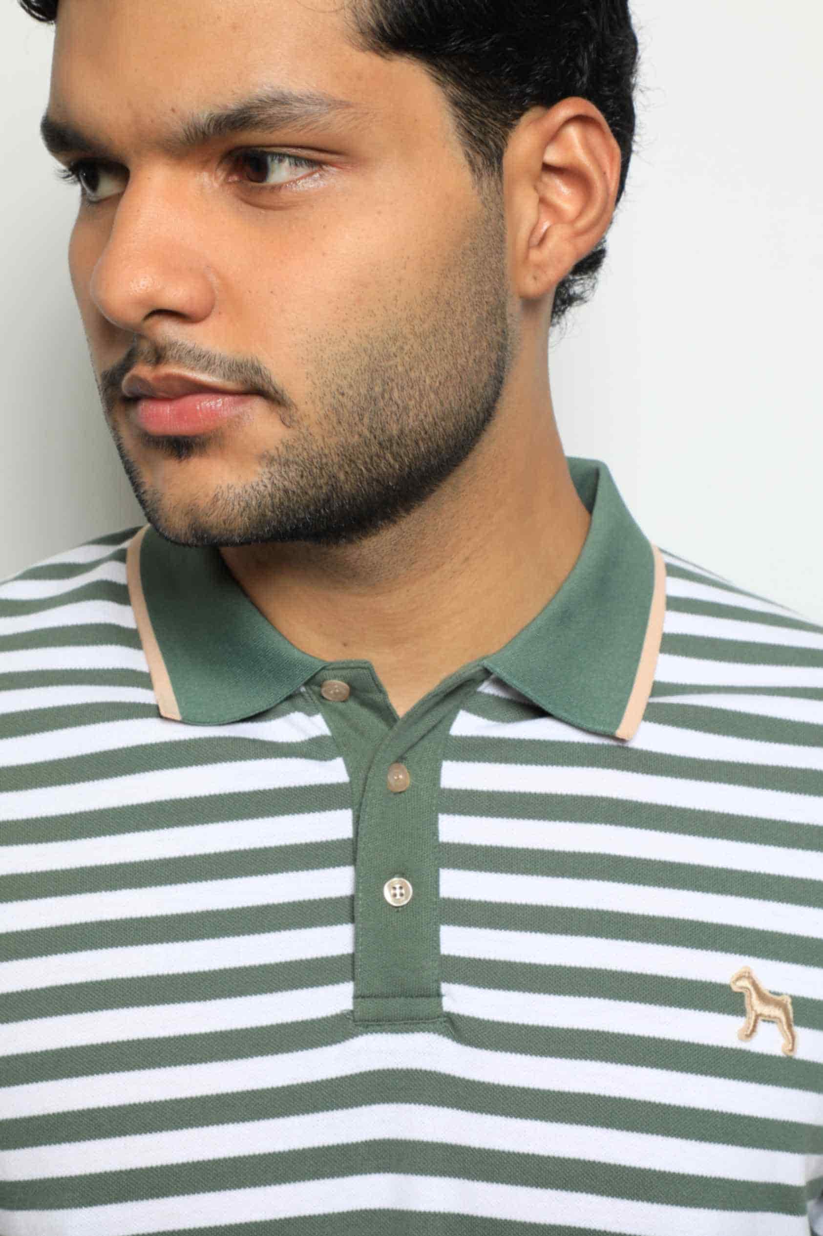 Polo Fashion Rayas Verde - miniatura 5