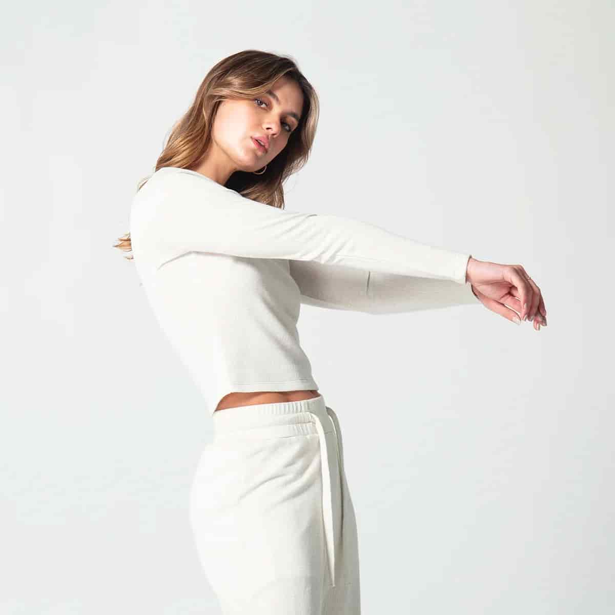 Blusa Slim Escote Cuadrado Smoke - miniatura 3