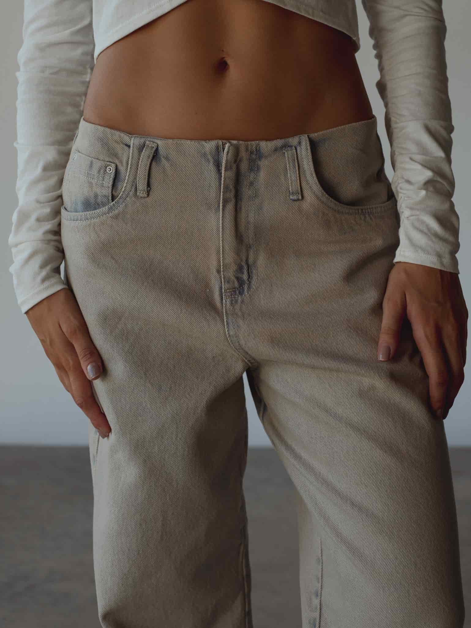 NEW WAISTLESS JEAN - DIRTY PINK - miniatura 4
