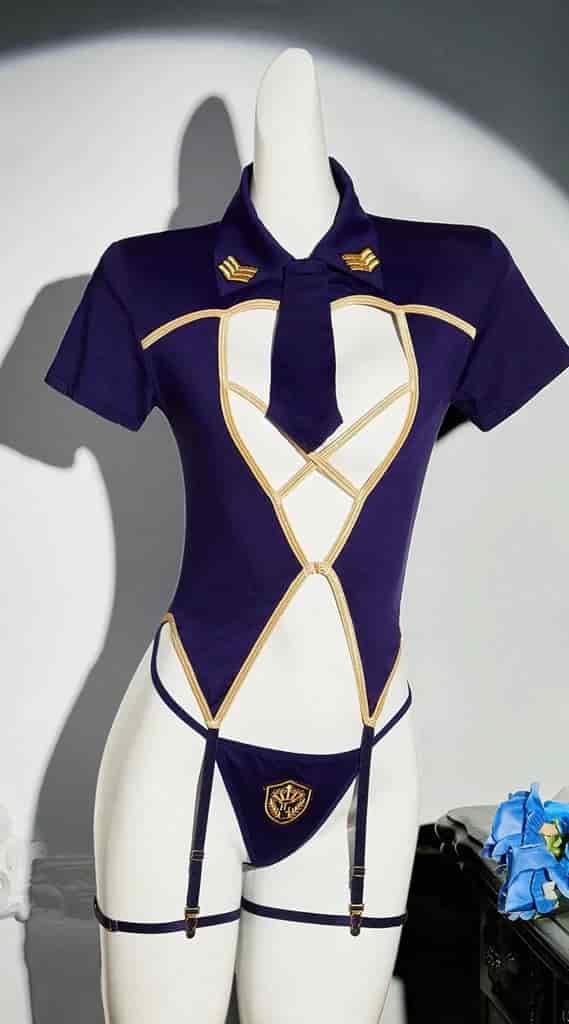 Disfraz piloto azul SH-933309-AZU - miniatura 4