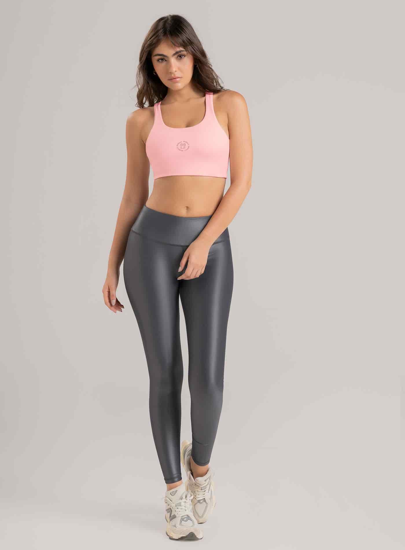 LEGGINS DEPORTIVO FIORE EN TELA APARIENCIA CUERO - miniatura 3