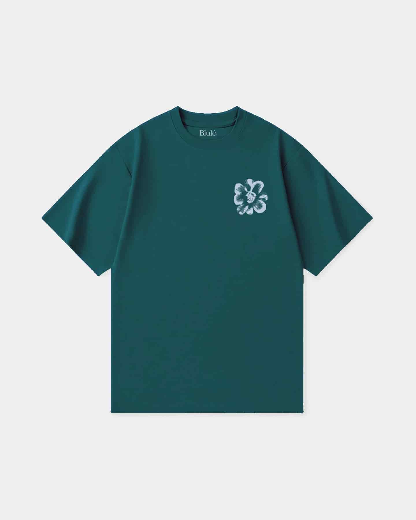 Oversized T Shirt Iridescence Dark Green - miniatura 2