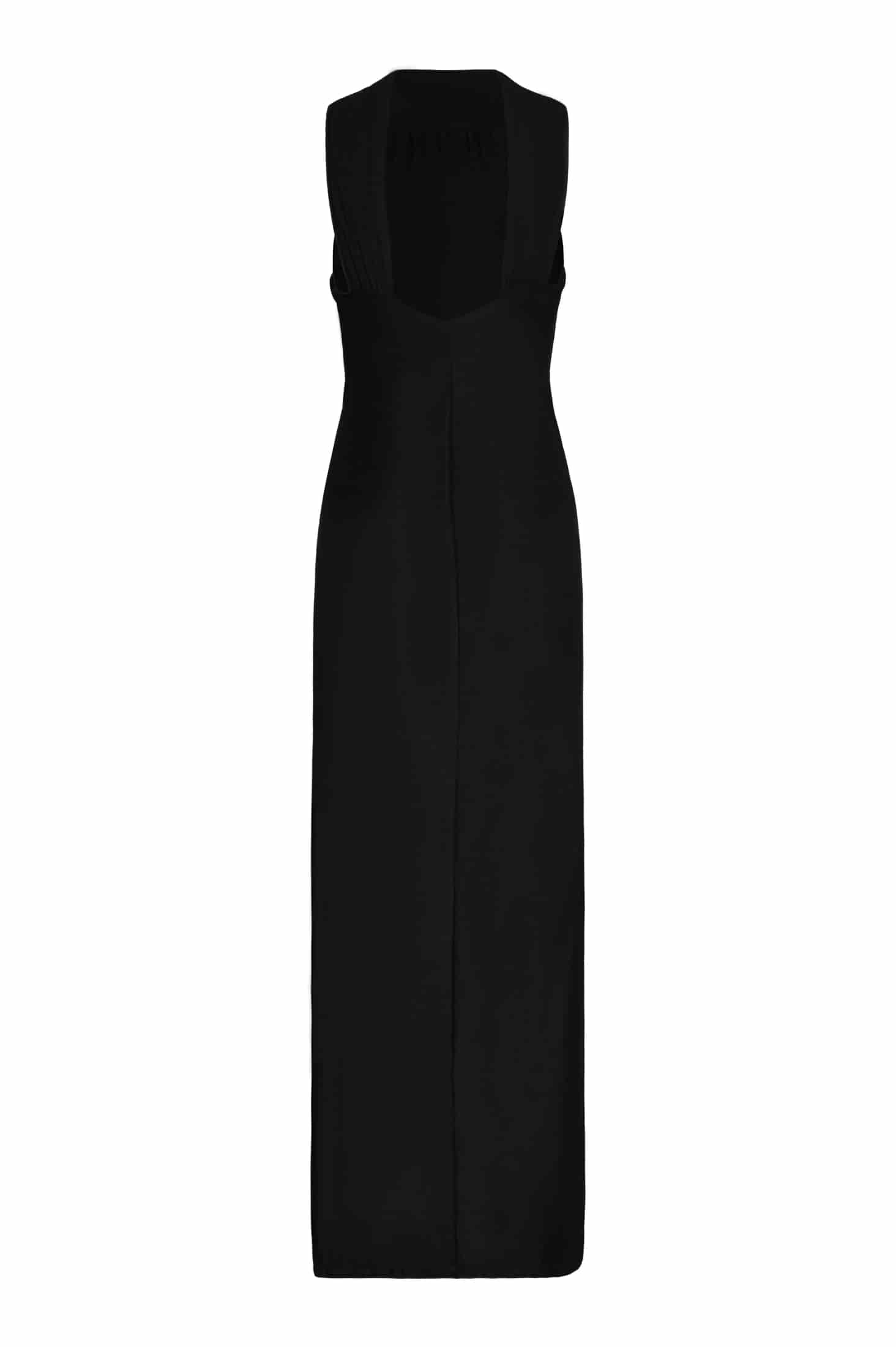 Rosales Jersey Maxi Dress / Black - miniatura 3