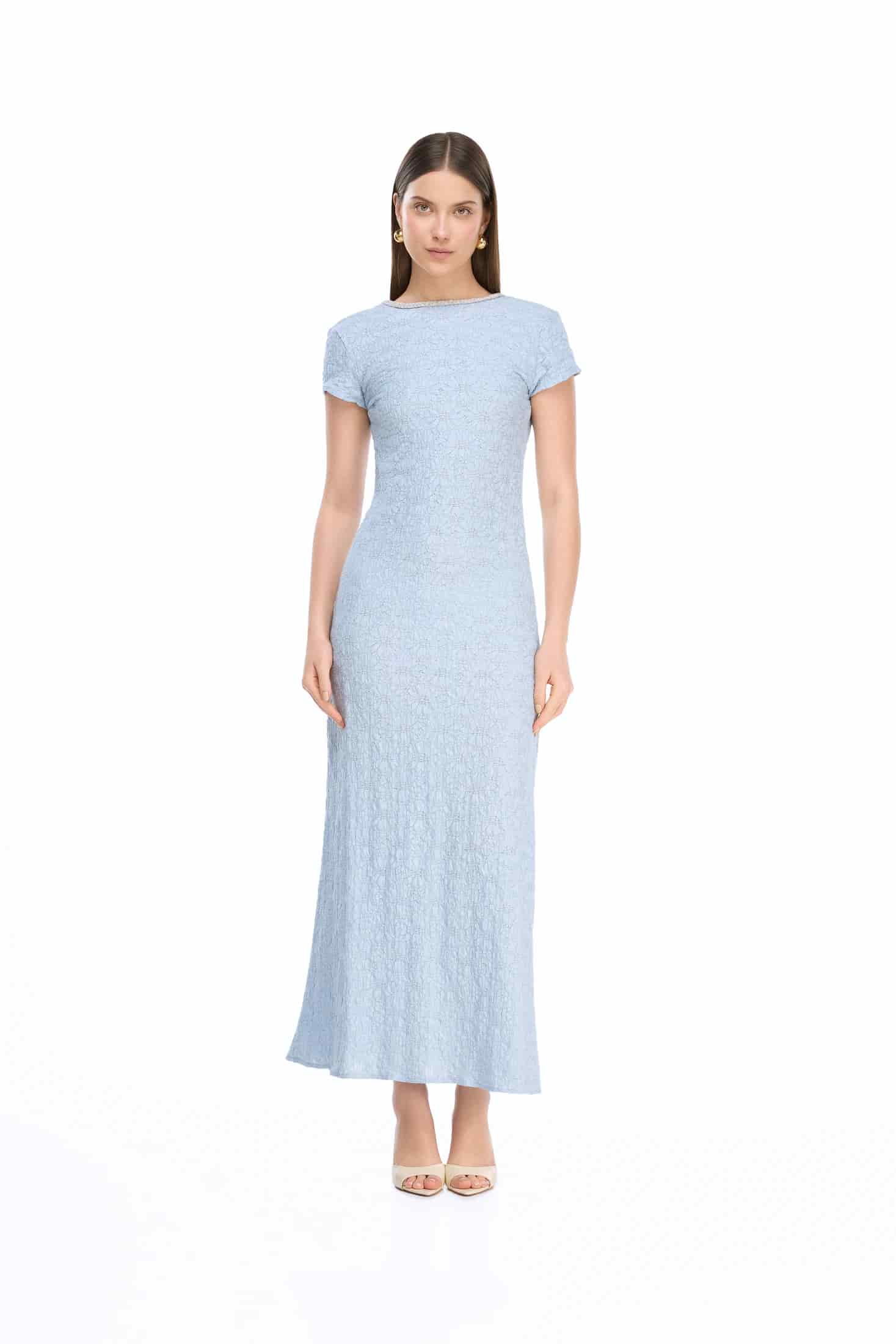 DARLA MAXI DRESS BLUE - miniatura 4