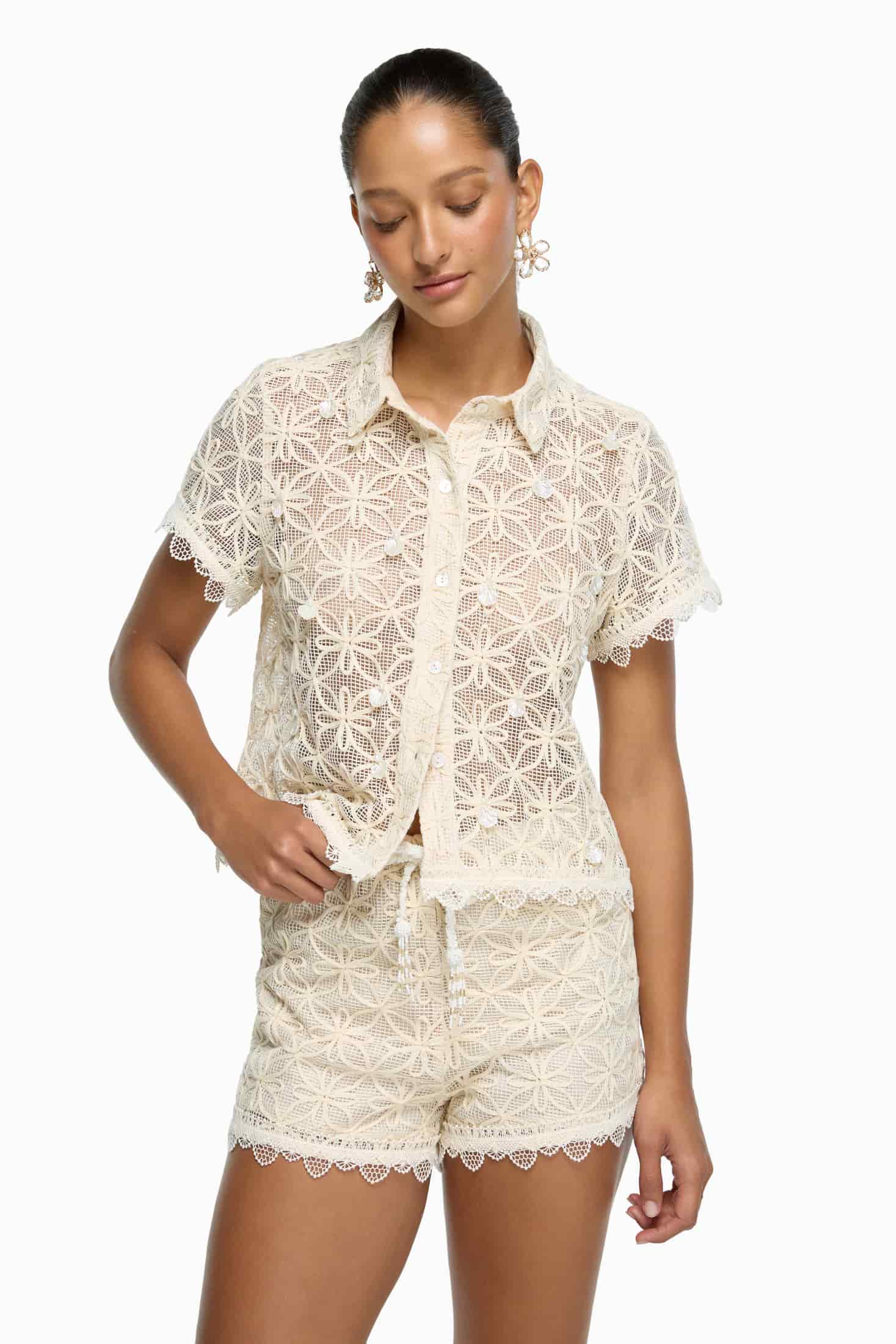 SOLENNE SHORT CREAM - miniatura 2