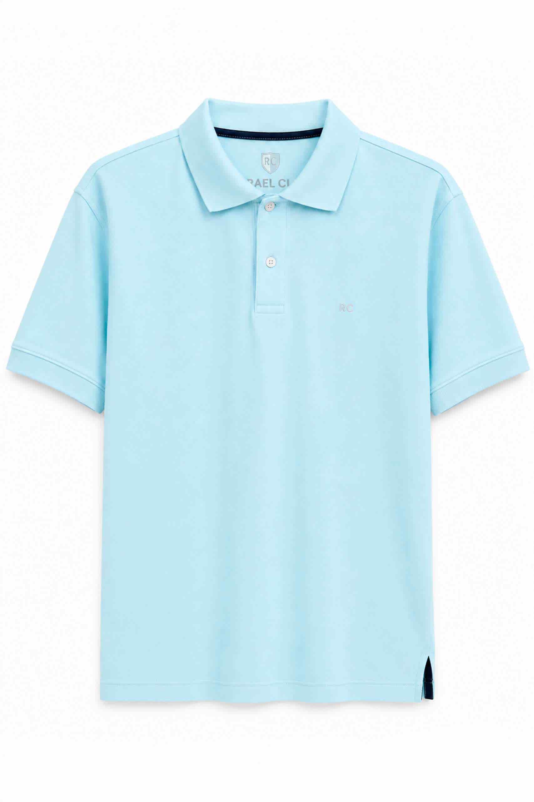 Camiseta Polo Azul Medio - miniatura 6