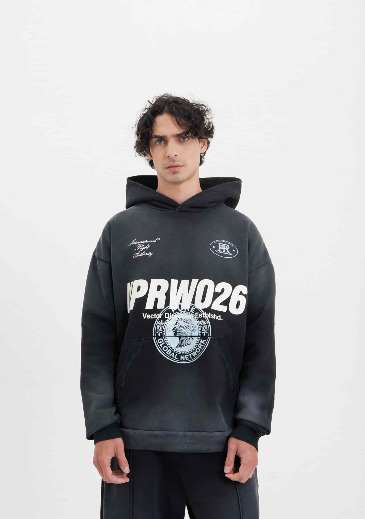 Across The Lines Black Hoodie - miniatura 2