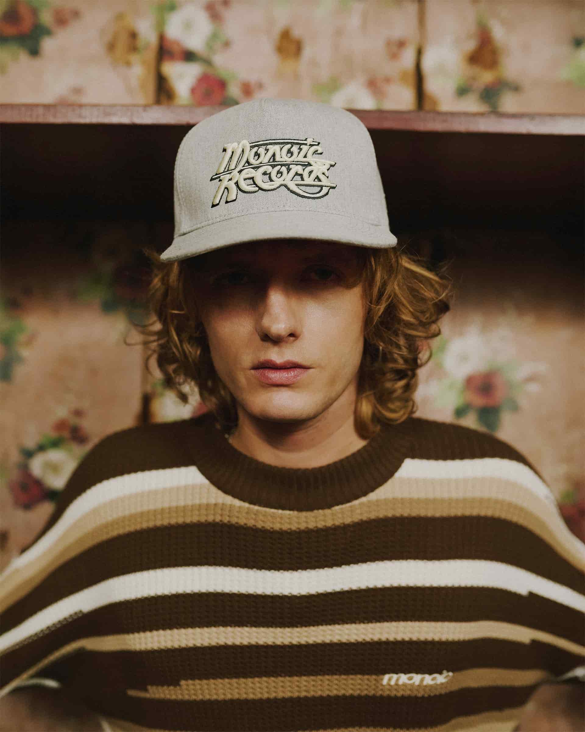 Gorra Monoic Records - Gris y Crema - miniatura 2
