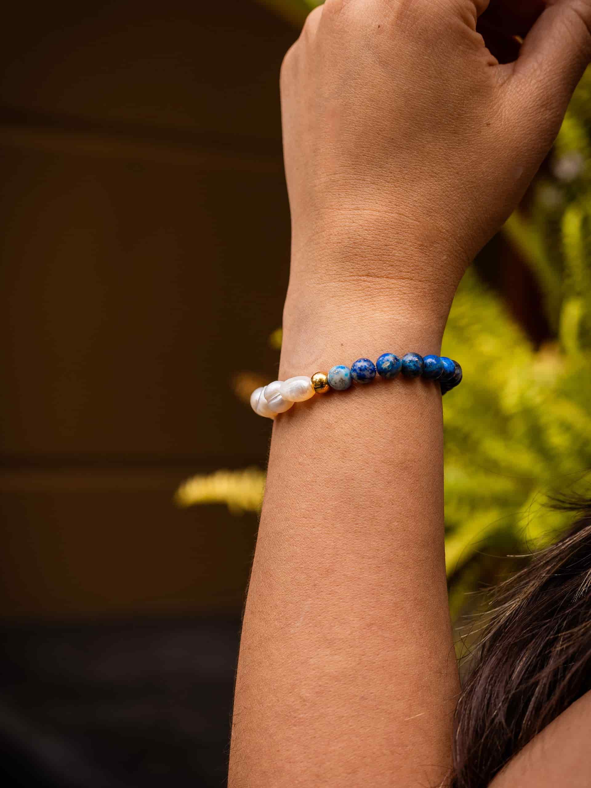 Brazalete Perla de Rio & Lapislázuli - miniatura 3