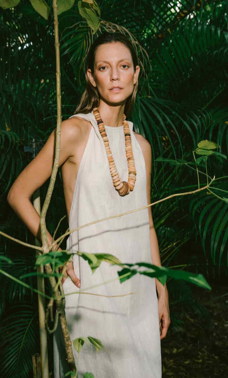 Dakar Hooded Open Back Dress - miniatura 5