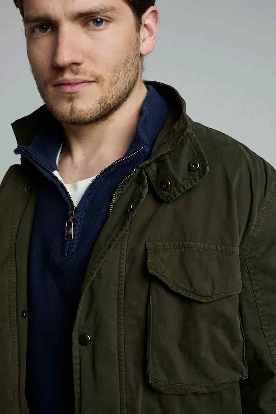 Chaqueta Cargo Verde Militar - miniatura 13