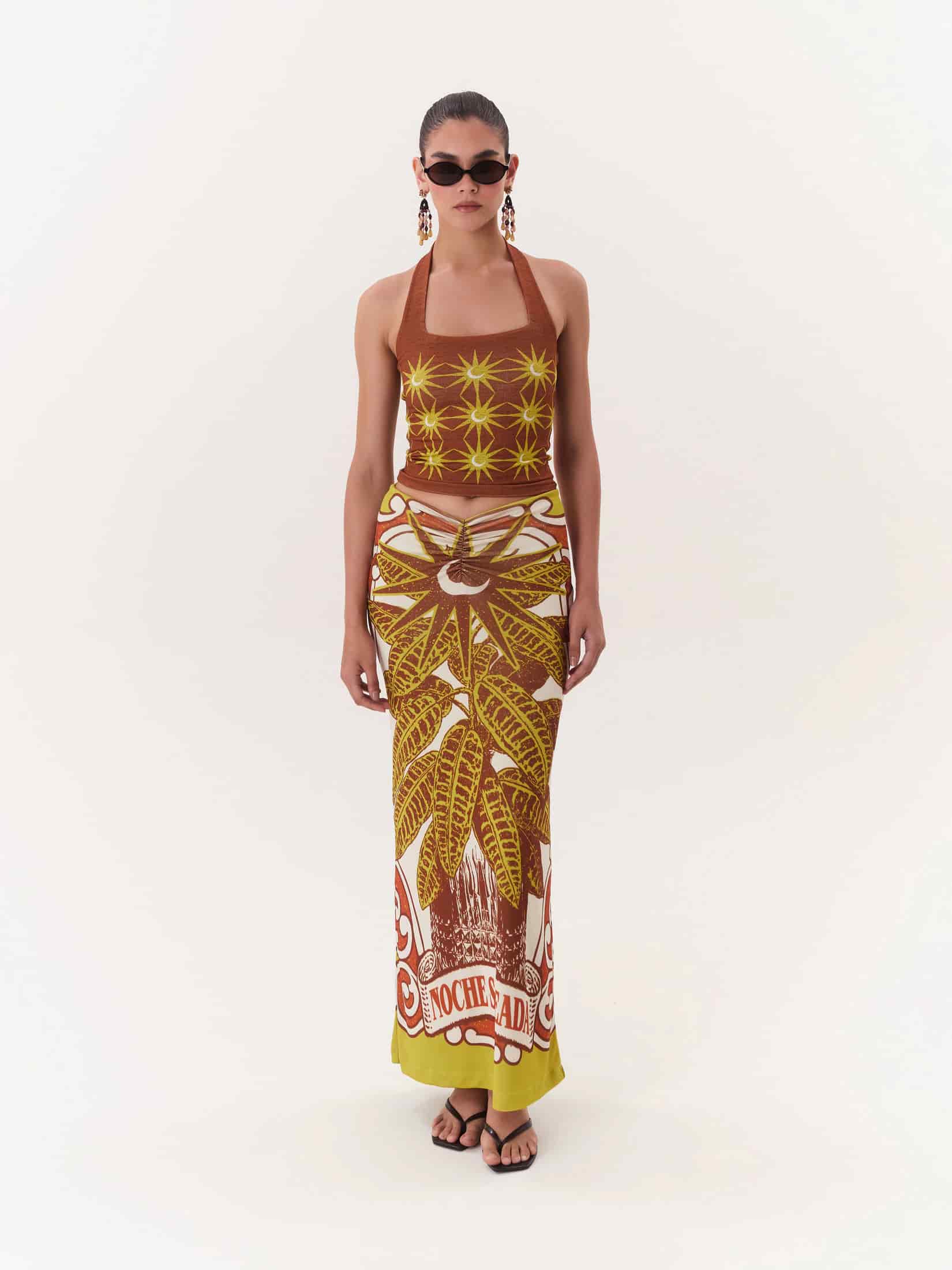 Halter Top Solar - Café - miniatura 1