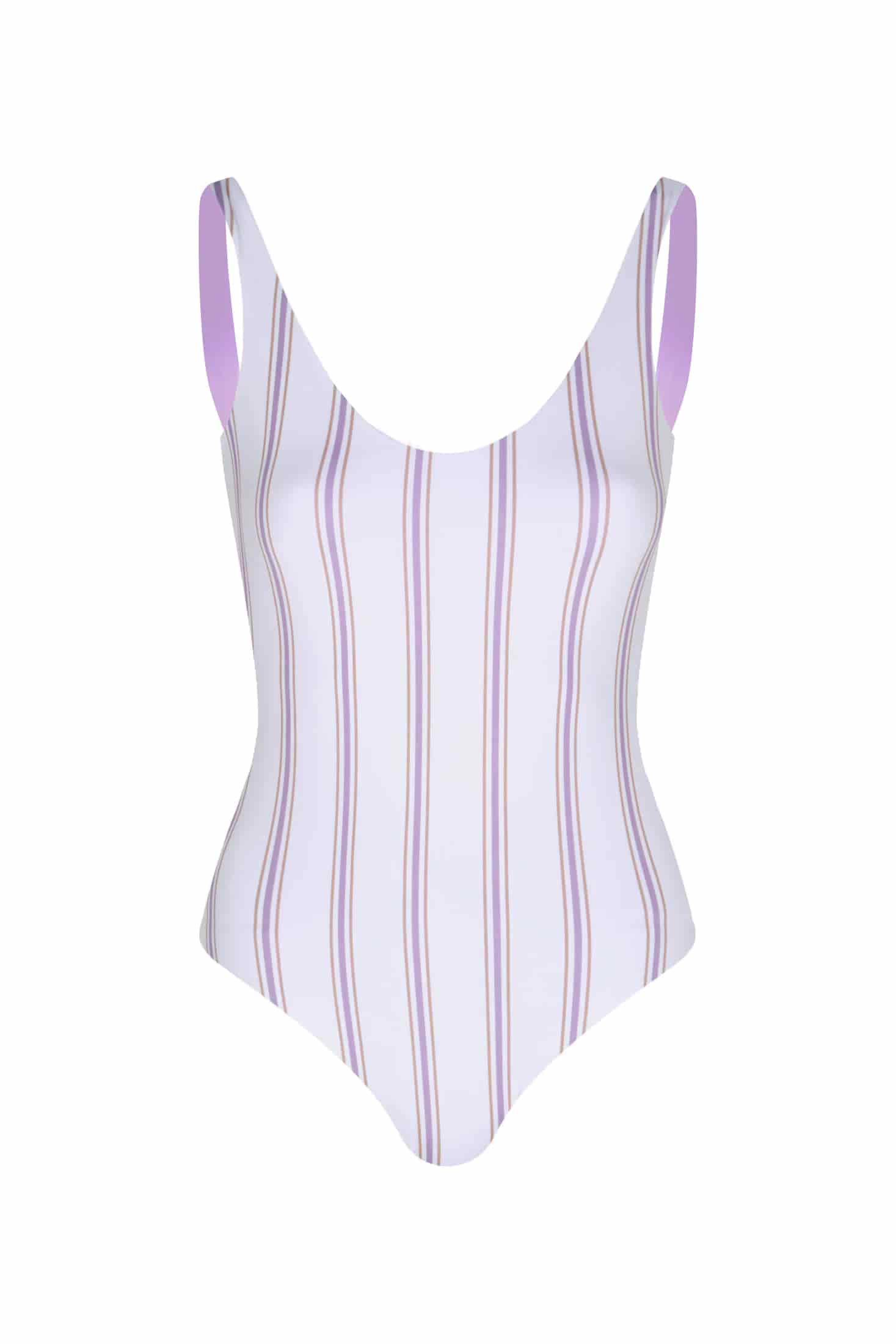 Olympic One Piece / Lilac Stripes - miniatura 4
