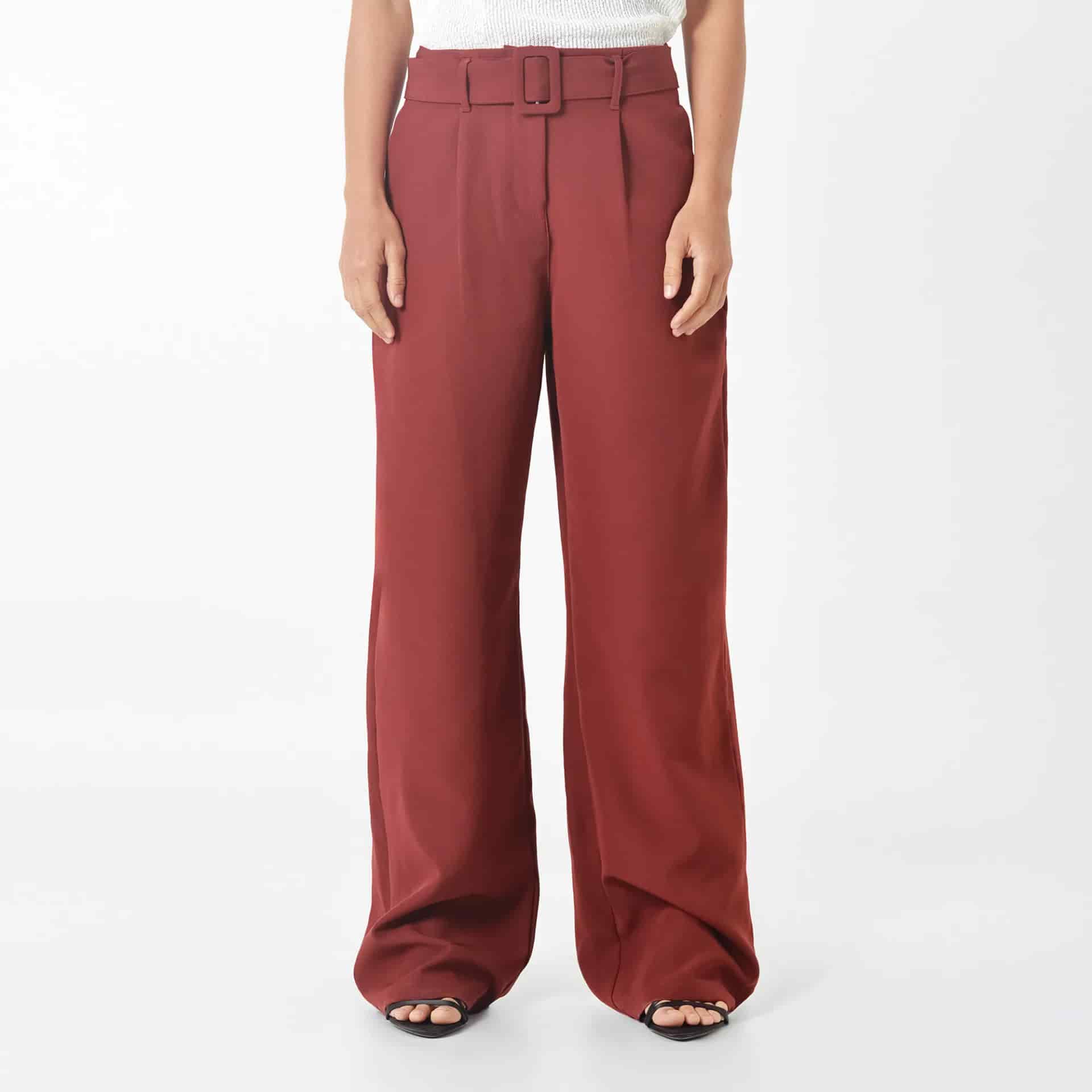 Pantalon Tiro Alto Bota Palazzo - miniatura 4
