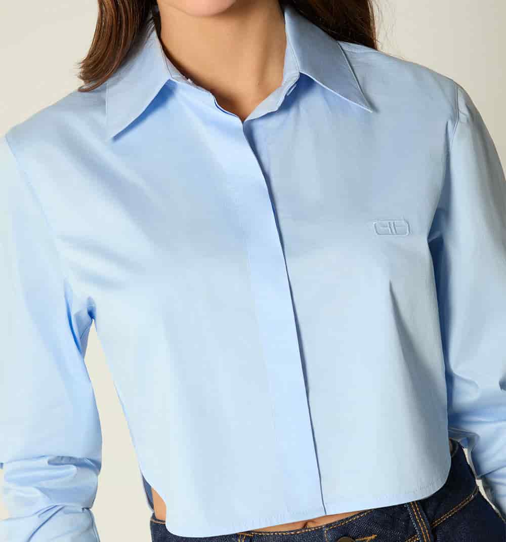 Blusa camisera boxy manga larga - miniatura 8