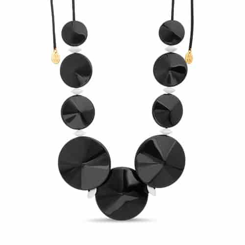 Pointed Circle Station Necklace - miniatura 1