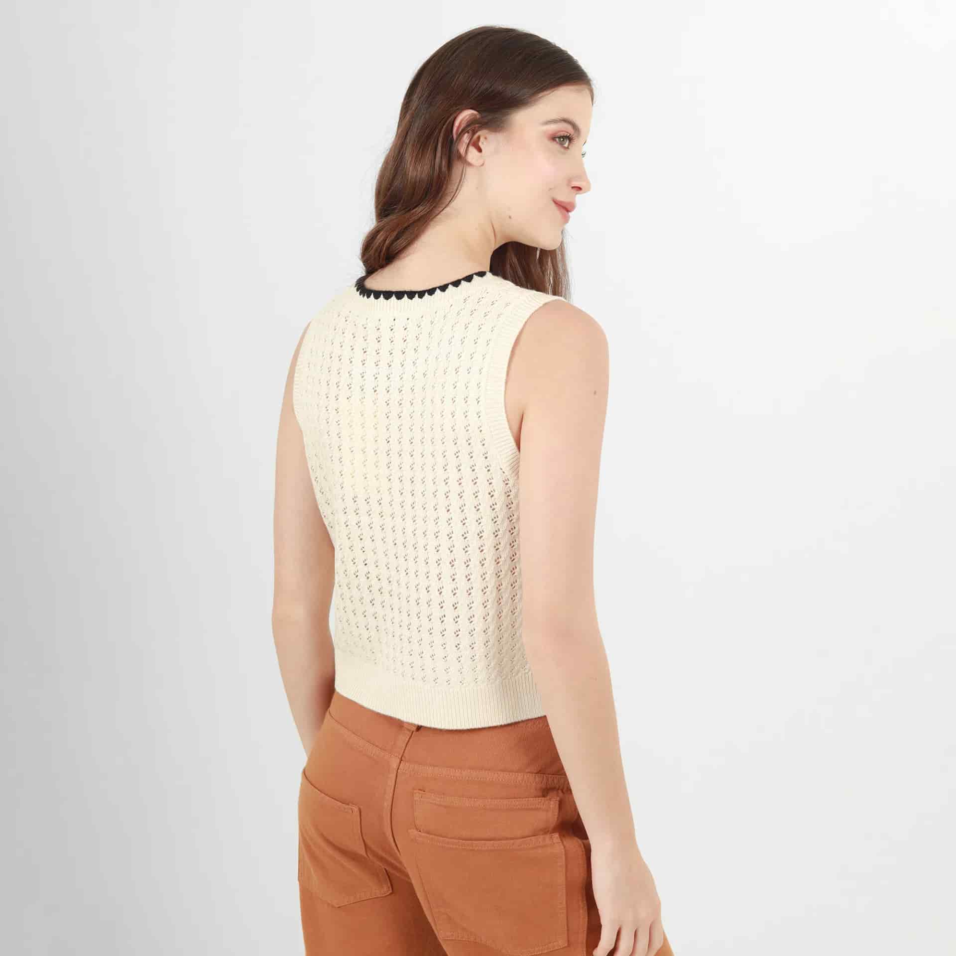 Sweater Cuello Redondo Manga Sisa - miniatura 3