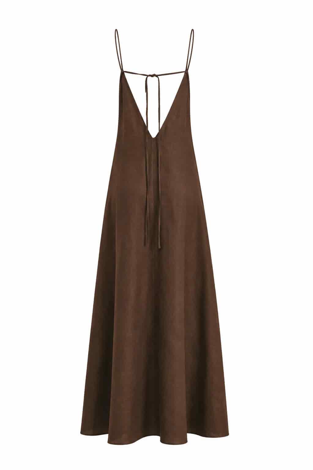 Éline dress in brown - miniatura 2