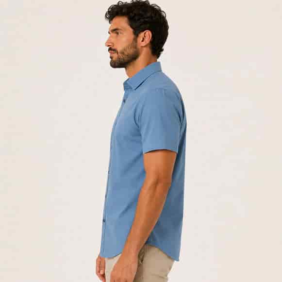 CAMISA MC 100% ALGODON HOMBRE - miniatura 2