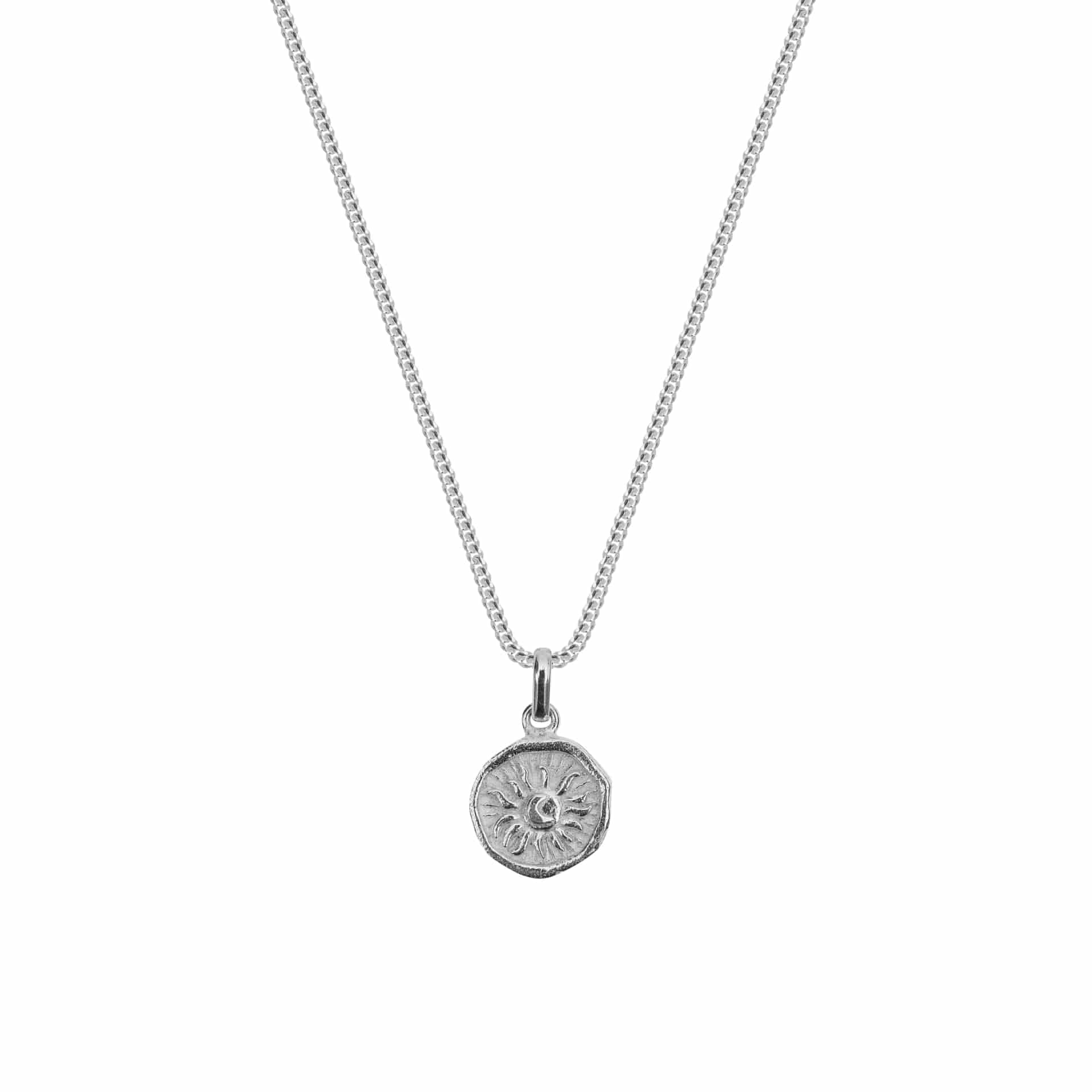 HĒLIOS | CADENA CON DIJE EN PLATA LEY 950 - miniatura 1