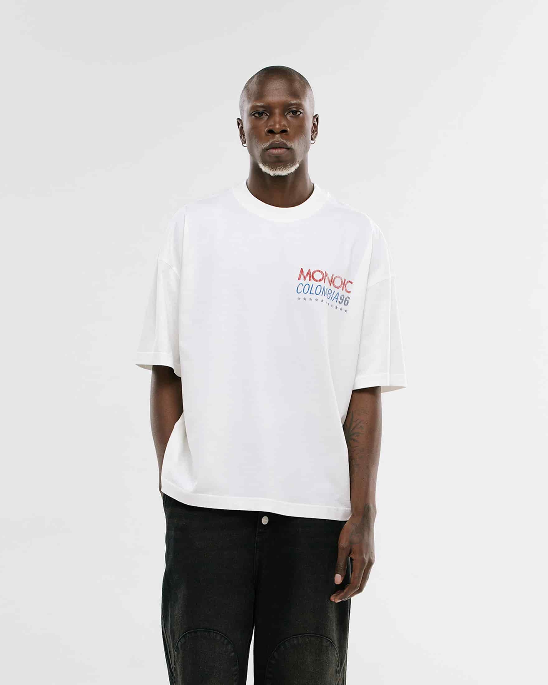 Camiseta Boxy Fit MONOIC F.C - Off White - miniatura 5