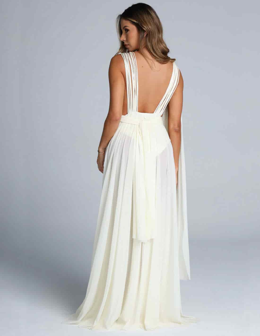 Vestido Copernico Marfil - miniatura 2