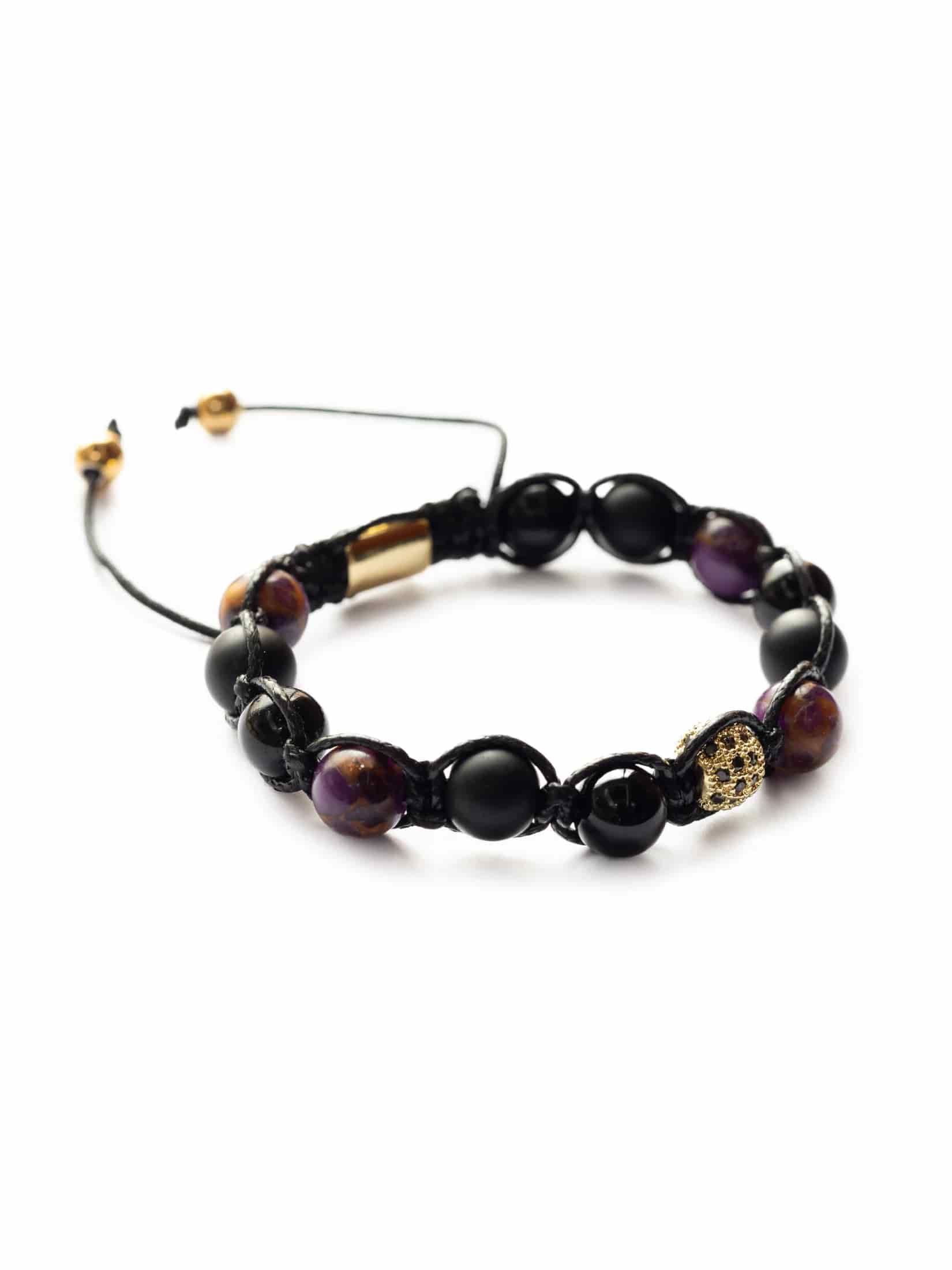 Brazalete Broncita Onyx 8mm - miniatura 4